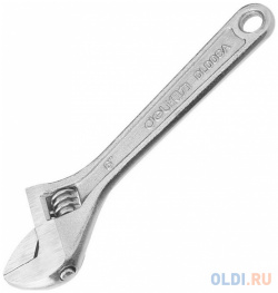 Разводной ключ Deli DL006A 6" Длина: 150 мм  Регулируемый размер зажима: 0 22 Кованая специальная инструментальная сталь Хромированная о