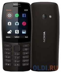 Мобильный телефон NOKIA 210 DS Black TA 1139  2 4"