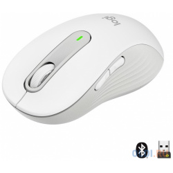 Мышь беспроводная Logitech Signature M650 L белый серый USB + Bluetooth 910 006238 