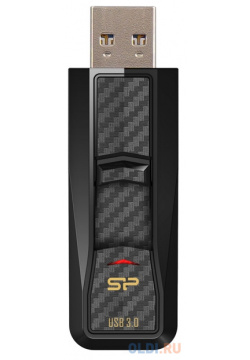 Внешний накопитель 64GB USB Drive  Silicon Power Blaze B50 Black Carbon (SP064GBUF3B50V1K) SP064GBUF3B50V1K