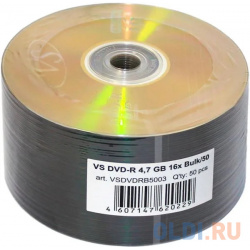 Диск DVD R VS 4 7 Gb  16x Bulk (50) (50/600) VSDVDRB5003