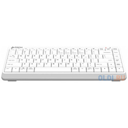 Клавиатура A4Tech Fstyler FBK11 белый/серый USB беспроводная BT/Radio slim 