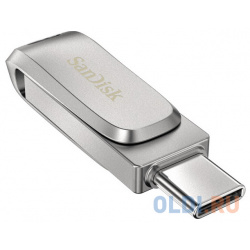 Флешка 64Gb SanDisk Ultra Dual Drive Luxe USB Type C 3 1 серебристый SDDDC4 064G G46 