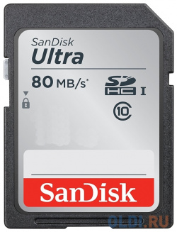 Флеш карта SD 32GB SanDisk SDHC Class 10 UHS I Ultra 120MB/s SDSDUN4 032G GN6IN 