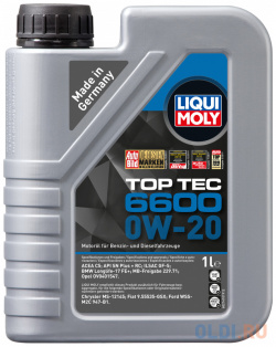 21410 LiquiMoly НС синт  мот масло Top Tec 6600 0W 20 SP C6/C5 GF 6A (1л)