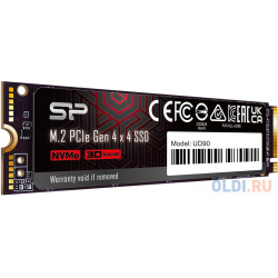 Накопитель SSD Silicon Power PCI E 4 0 x4 2Tb SP02KGBP44UD9005 M Series UD90 2 2280