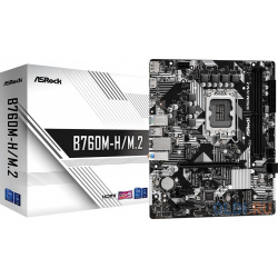 Материнская плата Asrock B760M H/M 2 Soc 1700 Intel B760 2xDDR5 mATX AC`97 8ch(7 1) GbLAN RAID+HDMI+DP 
