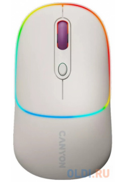 CANYON MW 22  2 in 1 Wireless optical mouse with 4 buttons Silent switch for right/left keys DPI 800/1200/1600 mode(BT/ 4GHz) 650mAh Li poly ba CNS CMSW22RC