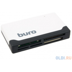Картридер внешний Buro BU CR 2102 USB2 0 белый 