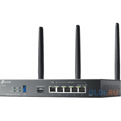 TP Link ER706W  VPN маршрутизатор Omada с гигабитными портами и поддержкой Wi Fi AX3000 1 гиг SFP WAN/LAN RJ45 WAN 4 USB