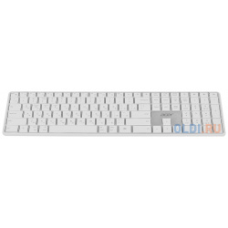 Клавиатура Acer OKR301 белый/серебристый USB беспроводная BT/Radio slim Multimedia (ZL KBDEE 015) ZL 015