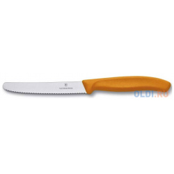 Нож Victorinox Swiss Classic стальной столовый 110мм оранжевый 6 7836 L119 