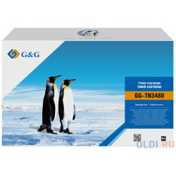 Картридж лазерный G&G GG TN3480 черный (8000стр ) для Brother DCP L5500DN/ L6600DW 