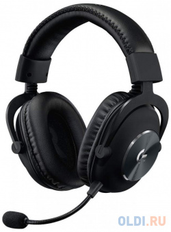Игровая гарнитура проводная Logitech G PRO X Gaming Headset черный 981 000818 