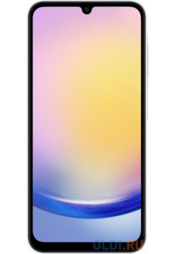Смартфон Samsung SM A256E Galaxy A25 128Gb 6Gb голубой моноблок 3G 4G 2Sim 6 5" 1080x2340 Android 14 50Mpix 802 11 a/b/g/n/ac NFC GPS GSM900/1800 A256ELBDCAU