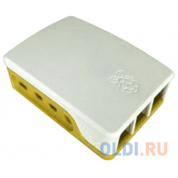 RA600  Корпус ACD White+Yellow ABS Case for Raspberry 4B