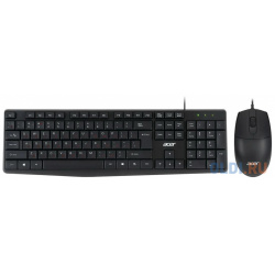 Acer OMW141 [ZL MCEEE 01M] Комплект (клавиатура + мышь) черный USB ZL 01M 