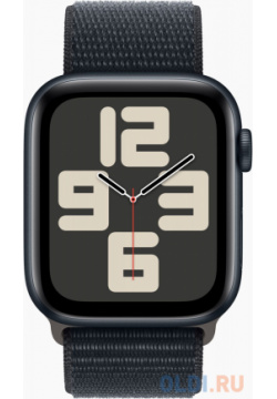 Смарт часы Apple Watch SE 2023 A2723 44мм OLED корп темная ночь Sport Loop рем разм брасл :145 220мм (MREA3LL/A) MREA3LL/A 
