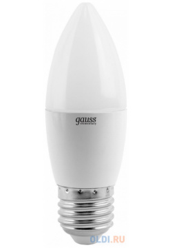 Лампа светодиодная свеча Gauss 33216 E27 6W 2700K 