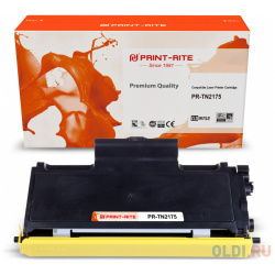 Картридж лазерный Print Rite TFB601BPU1J PR TN2175 TN 2175 черный (2600стр ) для Brother HL 2140/2150/2170