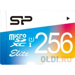Флеш карта microSD 256GB Silicon Power Elite microSDHC Class 10 UHS I (SD адаптер) Colorful SP256GBSTXBU1V21SP 