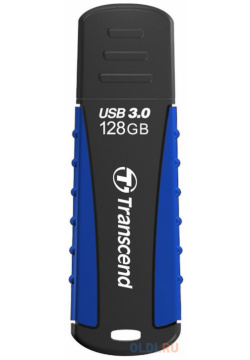 Флешка 128Gb Transcend JetFlash 810 USB 3 0 синий черный TS128GJF810 