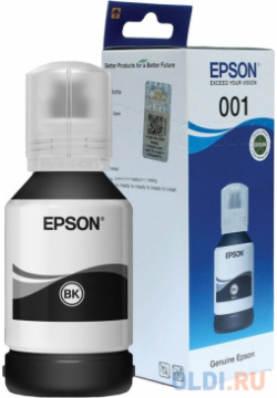 Чернила Epson 001 C13T03Y198 черный 127мл для L4150/L4160/L6160/L6170/L6190 Ч