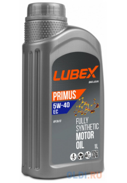 L034 1312 1201 LUBEX Синт  мот масло PRIMUS EC 5W 40 (1л)