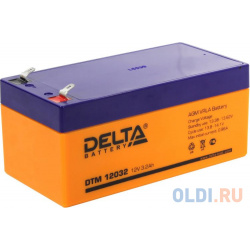 Аккумулятор Delta DTM 12032 12V3 2Ah 