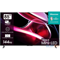 Телевизор LED Hisense 85" 85UXKQ темно серый 4K Ultra HD 120Hz DVB T T2 C S S2 USB WiFi Smart TV 