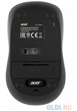 Мышь Acer OMR132 синий/черный оптическая (1000dpi) беспроводная USB для ноутбука (2but) ZL MCEEE 01F