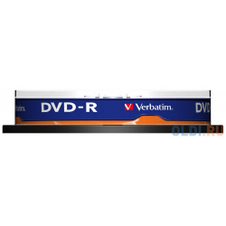 Диски DVD R 4 7Gb Verbatim 16х  10 шт Cake Box 43523