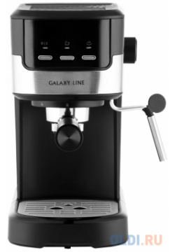 Кофеварка рожковая Galaxy Line GL 0757 1350Вт серебристый ГЛ0757Л 