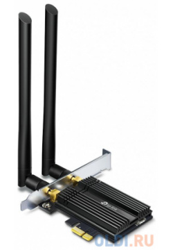 Сетевой адаптер WiFi + Bluetooth TP Link Archer TX50E AX3000 PCI Express (ант внеш несъем ) 2ант 