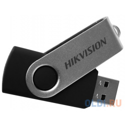 128GB Hikvision M200S USB Flash [HS M200S/128G/U3] 3 0  60/15 Silver/Black Aluminum cover RTL (070917) HS M200S/128G/U3
