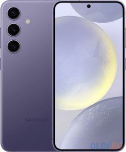 Смартфон Samsung SM S921B Galaxy S24 5G 256Gb 8Gb фиолетовый моноблок 3G 4G 2Sim 6 2" 1080x2340 Android 14 50Mpix 802 11 a/b/g/n/ac/ax NFC GPS GS S921BZVGCAU 