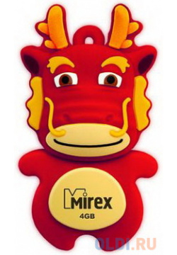 Флеш накопитель 8GB Mirex Dragon  USB 2 0 Красный