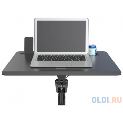 Стол для ноутбука Cactus VM FDS101B столешница МДФ черный 70x52x105см (CS FDS101BBK)