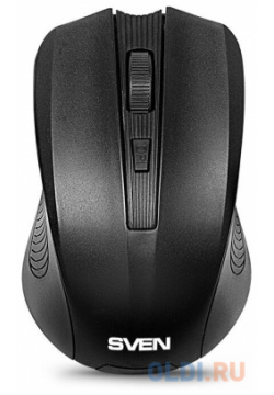Беспроводная мышь SVEN RX 300 Wireless черная (2 4 гГц  USB кн 1400 DPI 2 x AAA) SV 03200300W