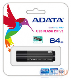 Внешний накопитель 64GB USB Drive ADATA 3 1 UV150 черная 90/20 МБ/с AUV150 64G RBK A Data