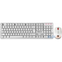 Клавиатура + мышка MILAN C 992 RU WHITE 45994 DEFENDER 