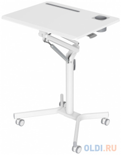 Стол для ноутбука Cactus VM FDS101B столешница МДФ белый 70x52x107см (CS FDS101WWT) CS FDS101WWT 