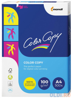 Бумага COLOR COPY  А4 90 г/м2 500 л для полноцветной лазерной печати А++ Австрия 161% (CIE) 110707