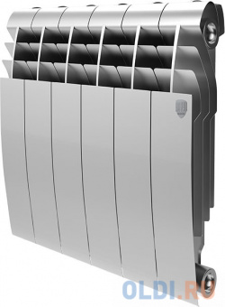 Радиатор Royal Thermo BiLiner 350 /Silver Satin  10 секц RTBSS35010