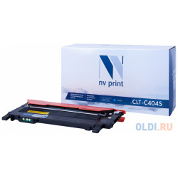 Картридж NV Print CLT C404SC 1000стр Голубой 