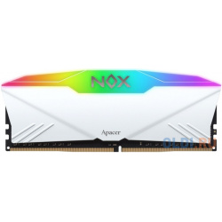 Оперативная память для компьютера Apacer NOX RGB White Gaming Memory DIMM 16Gb DDR4 3200 MHz AH4U16G32C28YNWAA 1