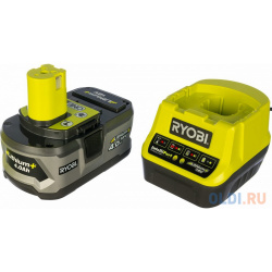 Набор аккумулятор и зарядное устройство ONE+ RC18120 140 для Ryobi Li ion Подходит любому инструменту 18В 
