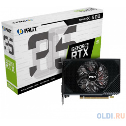 Видеокарта Palit nVidia GeForce RTX 3050 StormX 6144Mb 