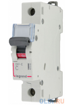Автоматический выключатель Legrand DX3 E 6000 6кА тип C 1П 25А 407265 