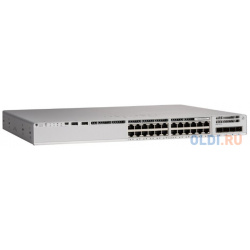 Catalyst 9200L 24 port full PoE+  4x10Gb uplink PS 1x600W Network Essentials 370/740W C9200L 24P 4X E Cisco